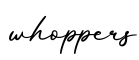 单词whoppers书写