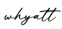 单词whyatt书写