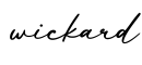 单词wickard书写