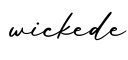 单词wickede书写
