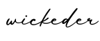 单词wickeder书写