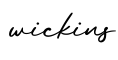 单词wickins书写