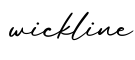 单词wickline书写