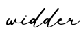 单词widder书写