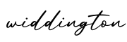 单词widdington书写
