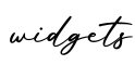 单词widgets书写