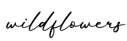 单词wildflowers书写