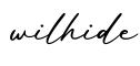 单词wilhide书写