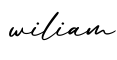单词wiliam书写