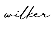 单词wilker书写