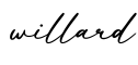 单词willard书写