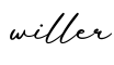 单词willer书写