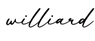 单词williard书写