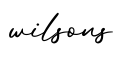 单词wilsons书写