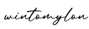 单词wintomylon书写