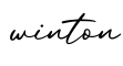单词winton书写