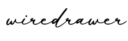 单词wiredrawer书写