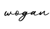 单词wogan书写