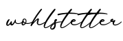 单词wohlstetter书写