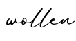 单词wollen书写