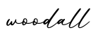 单词woodall书写