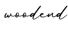 单词woodend书写