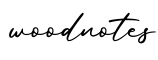 单词woodnotes书写