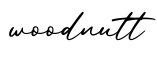 单词woodnutt书写