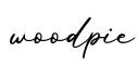 单词woodpie书写