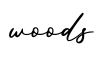 单词woods书写