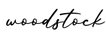 单词woodstock书写