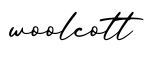 单词woolcott书写