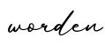 单词worden书写