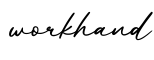 单词workhand书写
