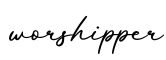 单词worshipper书写