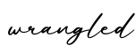 单词wrangled书写