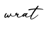 单词wrat书写