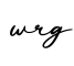 单词wrg书写