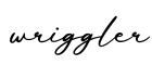 单词wriggler书写
