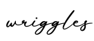 单词wriggles书写