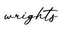 单词wrights书写