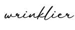 单词wrinklier书写