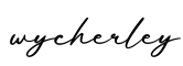 单词wycherley书写
