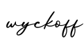 单词wyckoff书写