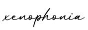 单词xenophonia书写