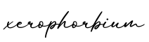 单词xerophorbium书写