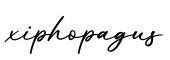 单词xiphopagus书写