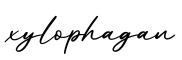 单词xylophagan书写