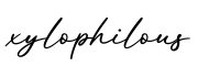 单词xylophilous书写