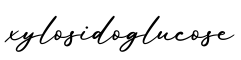 单词xylosidoglucose书写